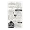 12 Pack: Black & White Sentimental Family Stickers by Recollections™